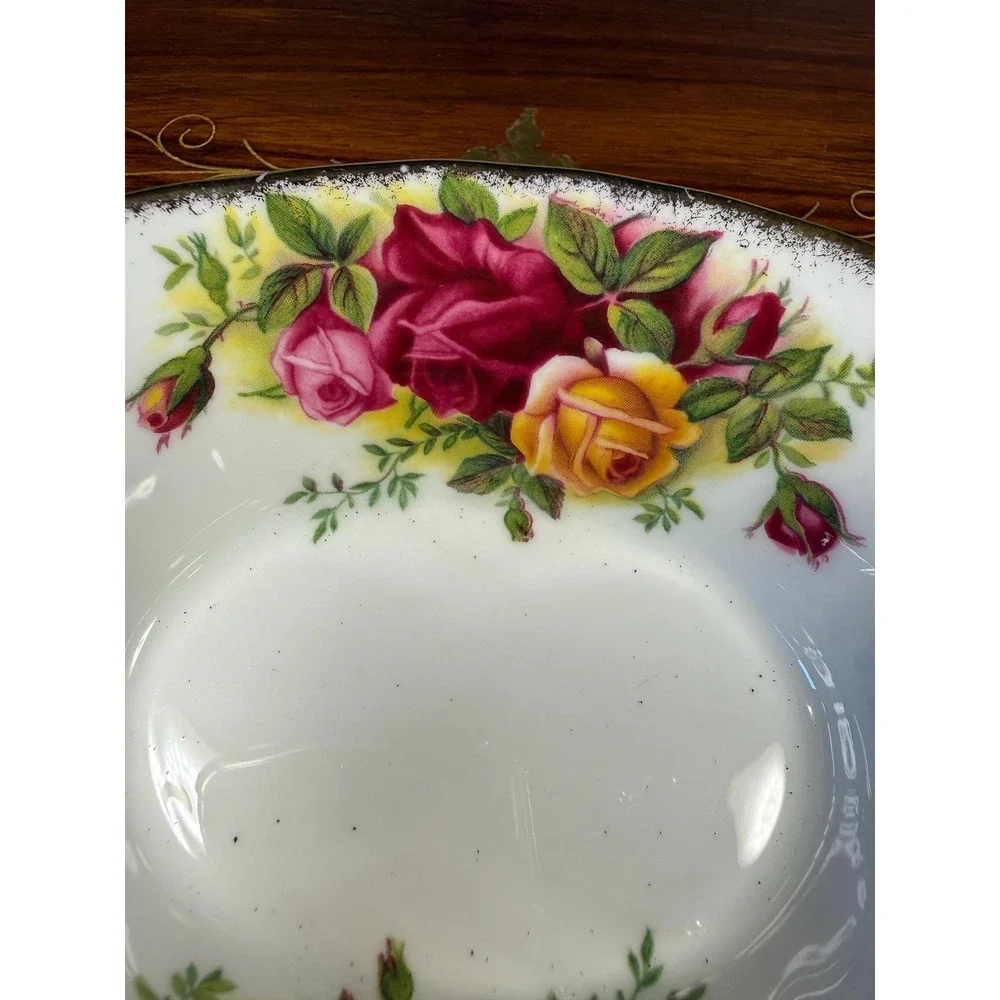 Vintage‎ Royal Albert Old Country Roses Ring Dish